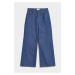 DŽÍNY GANT WIDE LEG BRIGHT BLUE JEANS MID BLUE