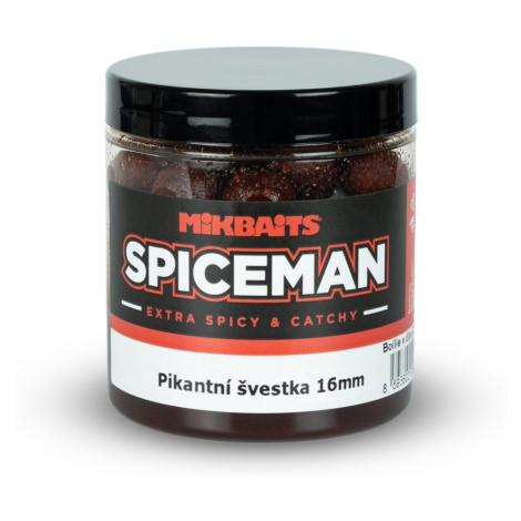Mikbaits Boilie v dipu Spiceman 250ml - Pikantní Švestka 24mm
