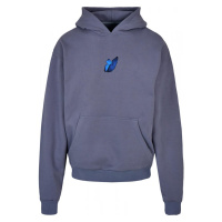 Le Papillon Heavy Oversize Hoody - vintageblue