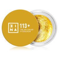 3INA The 24H Cream Eyeshadow krémové oční stíny odstín 113 Gold 3 ml