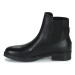 Tommy Hilfiger Coin Leather Flat Boot Černá