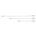 Uni cat bungee rig bílé pružné lanko 150 kg-délka 50-100 cm
