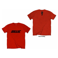 Billie Eilish tričko, Racer Logo & Blohsh Red BP, pánské