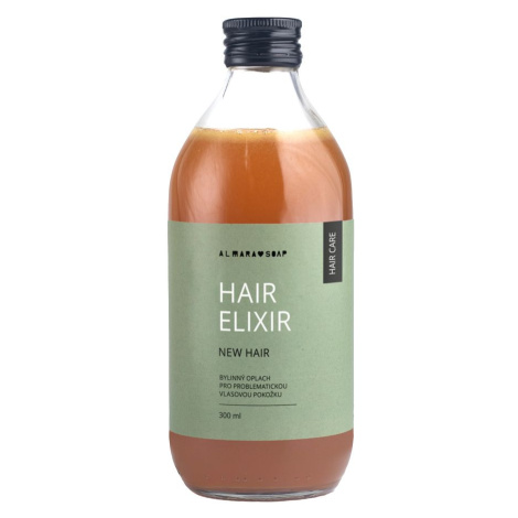 Bylinná vlasová kúra New Hair Elixir 300ml | Almara Soap