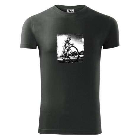Cyklista černobílá cesta - Viper FIT pánské triko