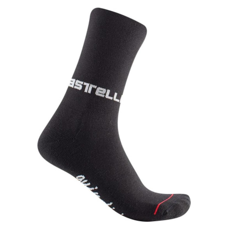 CASTELLI Cyklistické ponožky klasické - QUINDICI SOFT MERINO W - černá