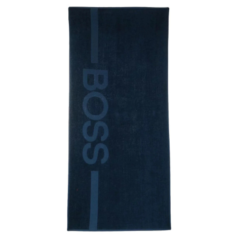 TMAVĚ MODRÝ RUČNÍK BOSS TOWEL Tmavě modrá Hugo Boss