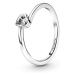 Pandora Romantický stříbrný prsten se srdíčkem People 199267C02