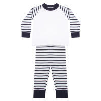 Larkwood Dětské pyžamo LW072 Navy Stripe