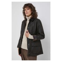 Bavlněná bunda Barbour Classic Beadnell Wax Jacket hnědá barva