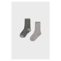 Dětské ponožky Mayoral 2-pack šedá barva