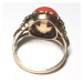 AutorskeSperky.com - 14 kt zlatý prsten s mořským korálem - S4317