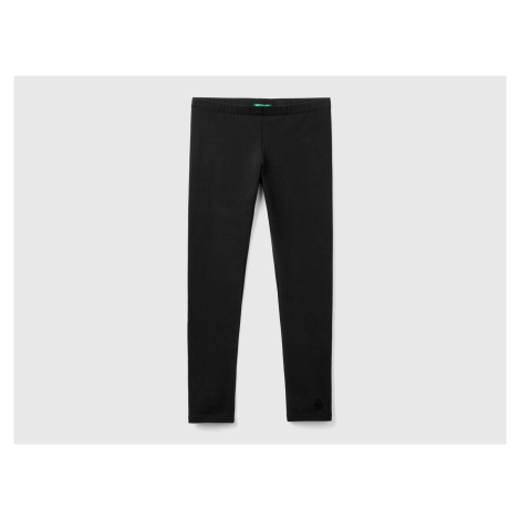 Benetton, Leggings In Stretch Cotton With Logo United Colors of Benetton