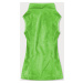 Dámská plyšová vesta v neonově zelené barvě (HH003-44)