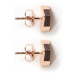 Náušnice s dřevěným detailem Lini Earrings Triangle