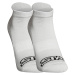 Ponožky Styx nízké šedé s černým logem (HN1062)