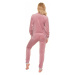 Světle růžový těhotenský pyžamový set 0200
