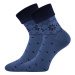 Dámské ponožky Lonka - Frotana, tmavě modrá/ modrá Barva: Modrá