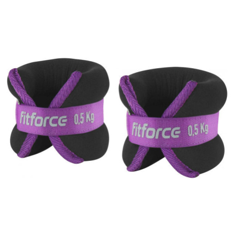 Fitforce ANKLE 2 x Závaží na kotníky, černá, velikost