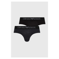 Spodní prádlo Emporio Armani Underwear 2-pack pánské, černá barva