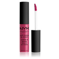 NYX Professional Makeup Soft Matte Lip Cream lehká tekutá matná rtěnka odstín 18 Prague 8 ml