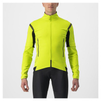 CASTELLI Cyklistická zateplená bunda - PERFETTO ROS 2 CONVERTIBLE - světle zelená
