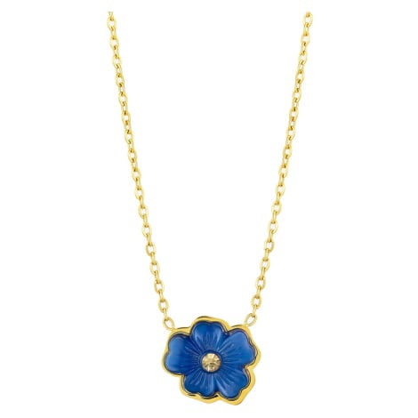 Preciosa Něžný pozlacený náhrdelník s květinou Verona 7453Y58