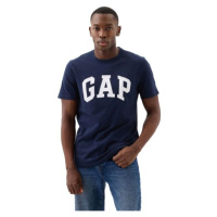 GAP BASIC LOGO Pánské tričko, tmavě modrá, velikost