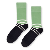 More 079 266 Two colorus zelené/černé Pánské ponožky