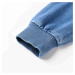 Chlapecké riflové kalhoty - KUGO FK0281, modrá/ zelená aplikace Barva: Modrá