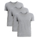 Tezen kvalitní pánské triko do 'U' FTU01 - trojbal šedá
