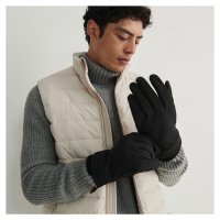 Reserved - Hladké rukavice - Černý