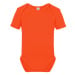 Link Kids Wear Dětské body s krátkým rukávem X940 Orange