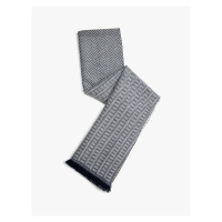 Koton Basic Scarf with Herringbone Knitted Pattern