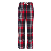 Sf Dětské pyžamové kalhoty SM083 Red-Navy Check
