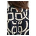 KOŠILE GANT REL MONOGRAM PRINT SS POPOVER EVENING BLUE