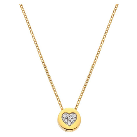 Hot Diamonds Pozlacený náhrdelník s diamantem a topazy Jac Jossa Soul DP918(řetízek, přívěsek)