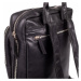 SEGALI Kožený batoh 2106 černý
