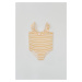 Dagi Yellow Striped Halterneck Swimwear