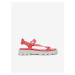Korálové dámské vzorované sandály Michael Kors Ridley