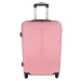 Cestovní kufr Travel Pink, růžová L