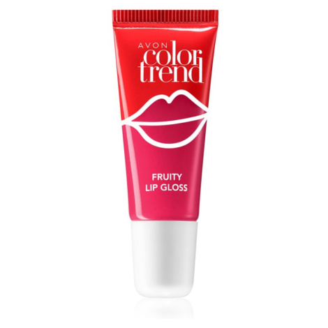 Avon ColorTrend Fruity Lips lesk na rty s příchutí odstín Peach 10 ml