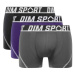 Pánské sportovní boxerky 3 ks DIM SPORT MICROFIBRE BOXER 3x - DIM SPORT - šedá