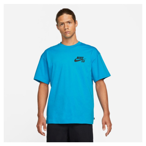 Pánské tričko Nike SB TEE LOGO LASER modrá