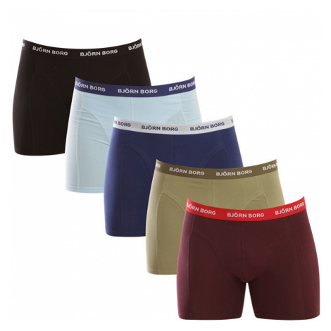 5PACK pánské boxerky Bjorn Borg vícebarevné (10000115-MP002)