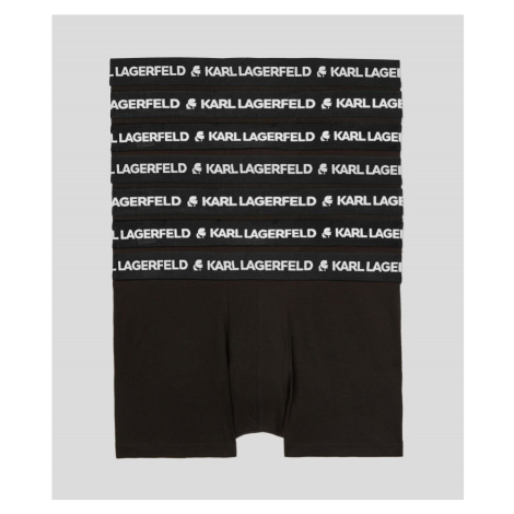 Spodní prádlo karl lagerfeld logo trunk set 7-pack černá