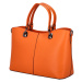 Elegantní dámská kabelka do ruky Fredy, oranžová
