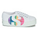 Superga 2790-COTWPRINTEDLOGOGLITTER Bílá