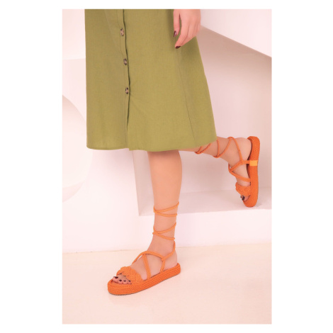 Dámské sandály Soho Orange 18092