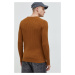 Bavlněný svetr Produkt by Jack & Jones pánský, hnědá barva, lehký